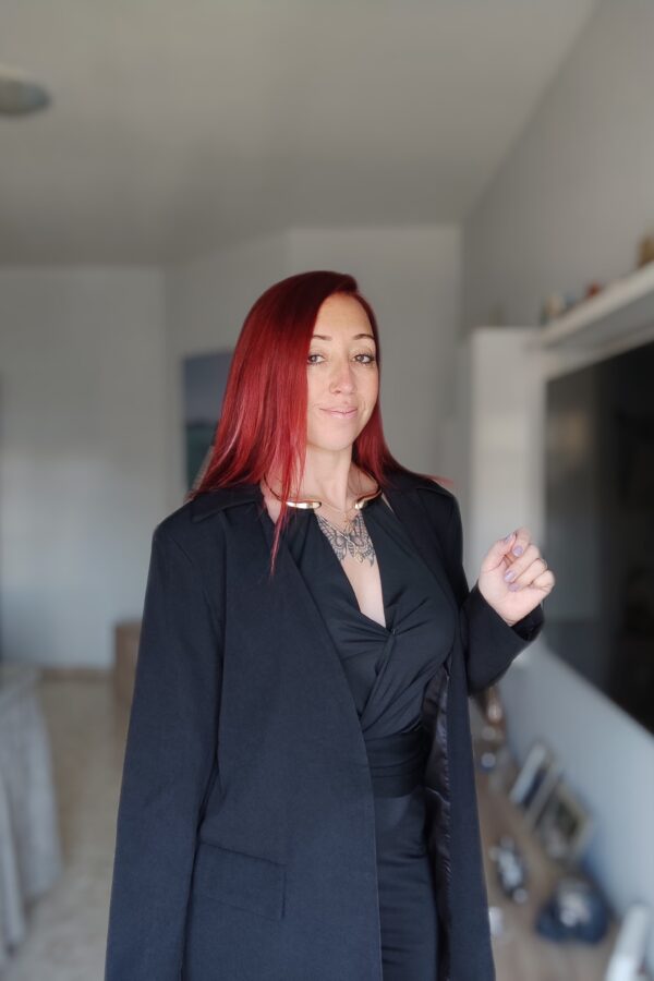 Chaqueta blazer larga