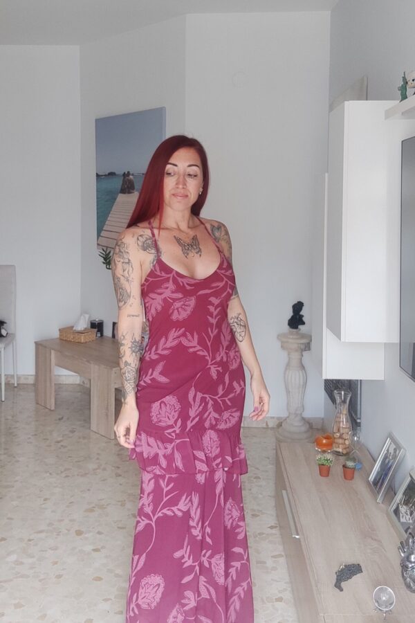 Vestido Largo espalda descubierta