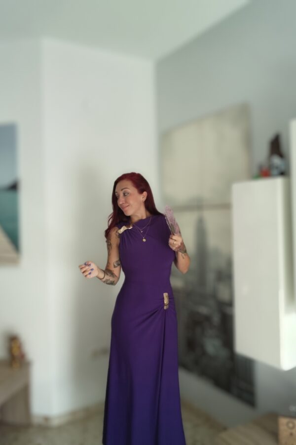 vestido morado